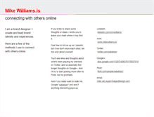 Tablet Screenshot of mikewilliams.is